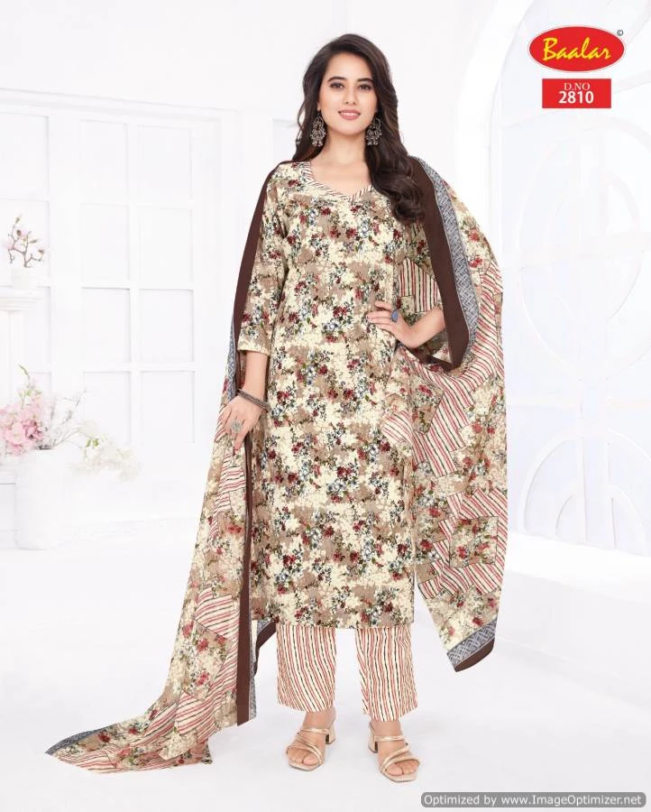 Baalar Zaara Vol 28 Cotton Wholesale Readymade Salwar Suit Catalog — Wholesale Salwar Suits, MPA wholesale from Surat — view 18